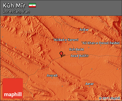 Political Map of Kūh Mīr