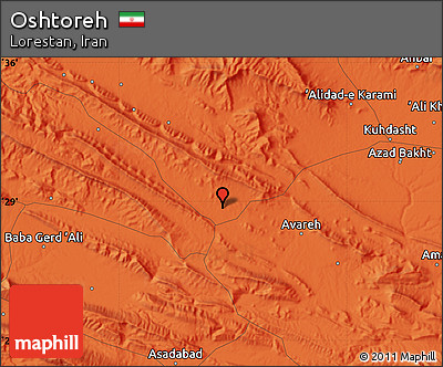 Political Map of Oshtoreh