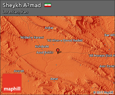 Political Map of Sheykh Aḩmad