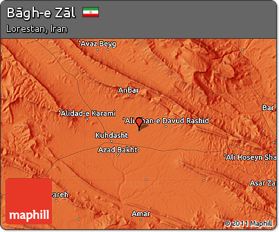 Political Map of Bāgh-e Zāl