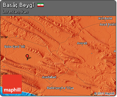 Political Map of Basāţ Beygī