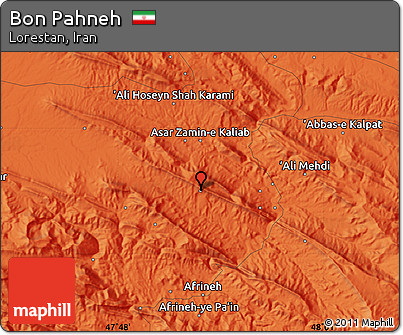 Political Map of Bon Pahneh