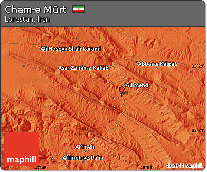 Political Map of Cham-e Mūrt