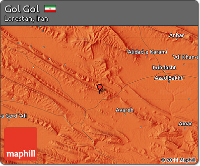 Political Map of Gol Gol