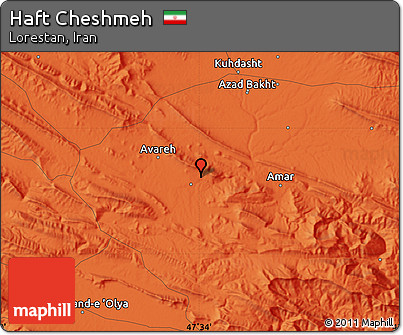 Political Map of Haft Cheshmeh