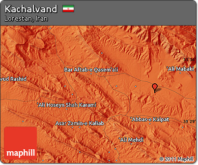 Political Map of Kachalvand
