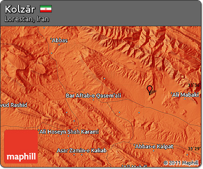 Political Map of Kolzār