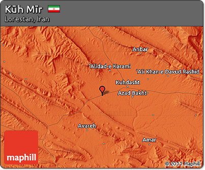 Political Map of Kūh Mīr