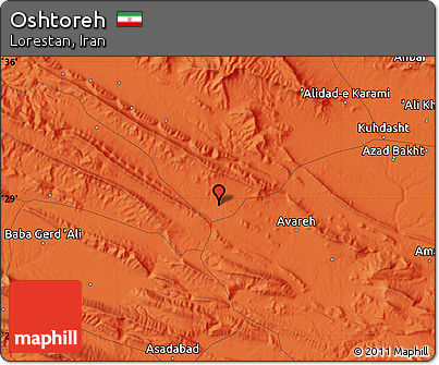 Political Map of Oshtoreh