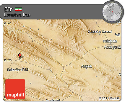 Satellite Map of Bīr