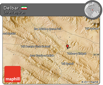 Satellite Map of Delbar