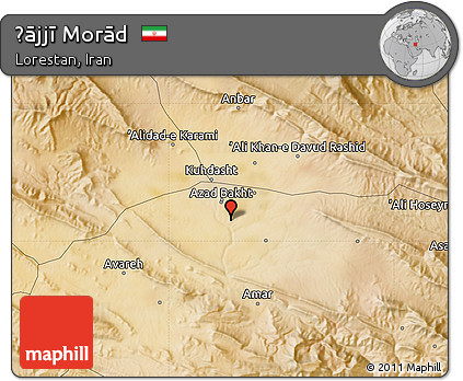 Satellite Map of Ḩājjī Morād
