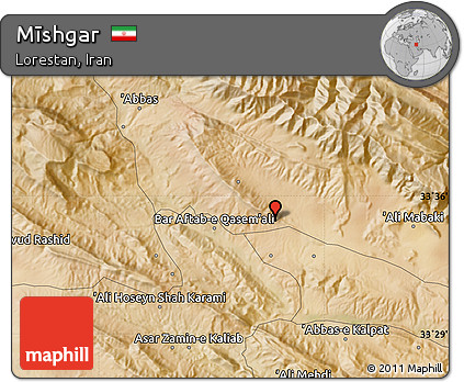 Satellite Map of Mīshgar