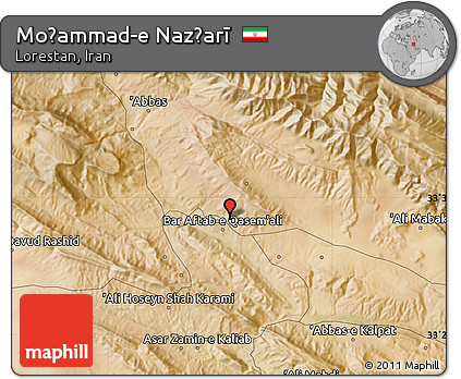 Satellite Map of Moḩammad-e Naz̧arī