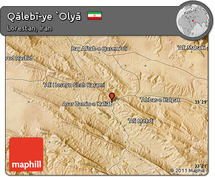 Satellite Map of Qālebī-ye `Olyā