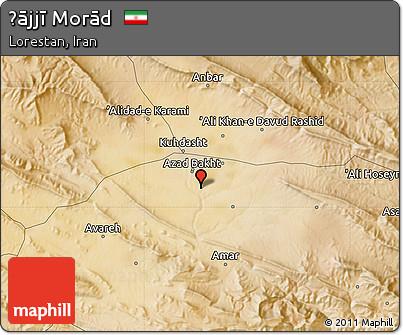 Satellite Map of Ḩājjī Morād