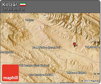 Satellite Map of Kolzār