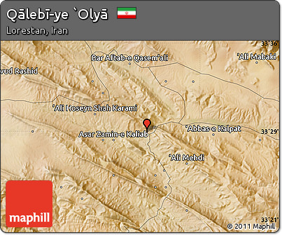 Satellite Map of Qālebī-ye `Olyā