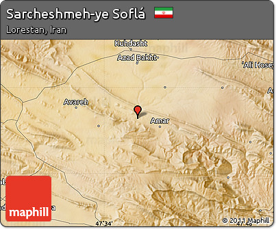 Satellite Map of Sarcheshmeh-ye Soflá