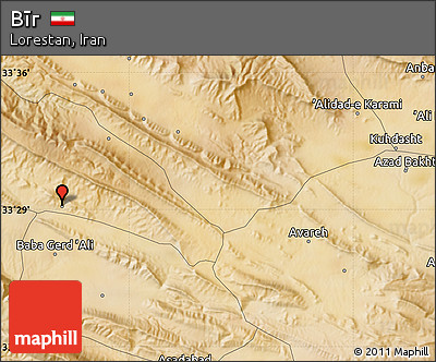 Satellite Map of Bīr