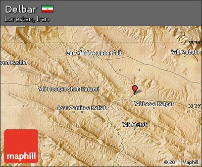 Satellite Map of Delbar