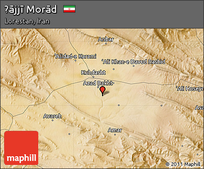 Satellite Map of Ḩājjī Morād