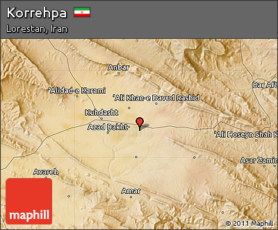Satellite Map of Korrehpa