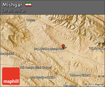 Satellite Map of Mīshgar
