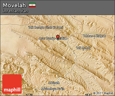 Satellite Map of Movelah