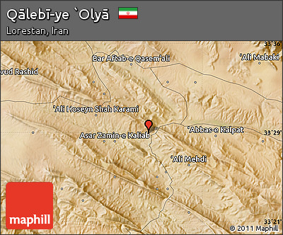 Satellite Map of Qālebī-ye `Olyā