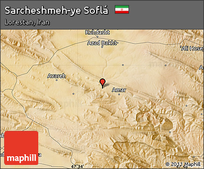 Satellite Map of Sarcheshmeh-ye Soflá