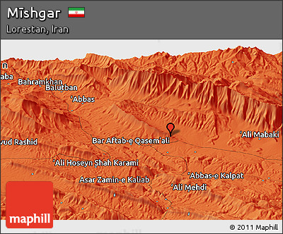 Political Panoramic Map of Mīshgar