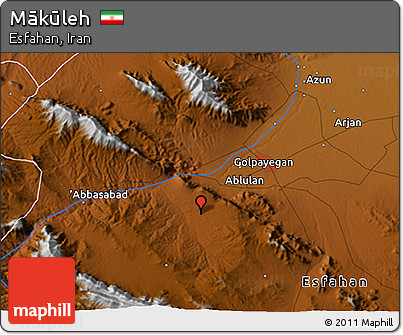 Physical 3D Map of Mākūleh