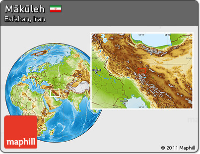 Physical Location Map of Mākūleh