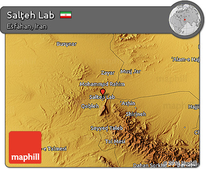 Physical 3D Map of Salţeh Lab