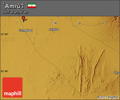 Physical Map of `Amrū'ī