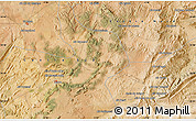 Satellite Map of the area around 33° 32' 52" N, 5° 1' 30" W