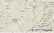 Shaded Relief Map of the area around 33° 32' 52" N, 5° 1' 30" W