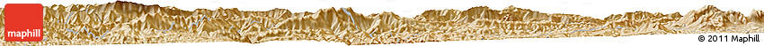 Satellite Horizon Map of the Area around 33° 32' 52" N, 63° 49' 30" E