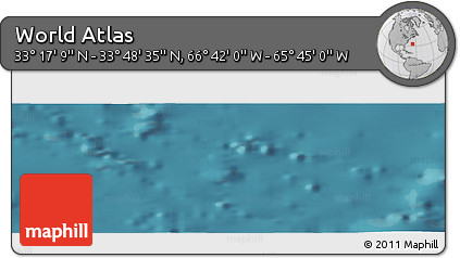Satellite Panoramic Map of the Area around 33° 32' 52" N, 66° 13' 29" W
