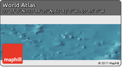 Satellite Panoramic Map of the Area around 33° 32' 52" N, 66° 13' 29" W