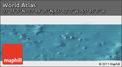 Satellite Panoramic Map of the Area around 33° 32' 52" N, 66° 13' 29" W