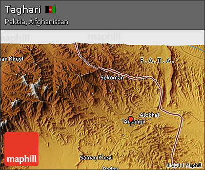 Free Physical 3d Map Of Taghari<script async src=