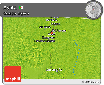 Physical 3D Map of Ayata
