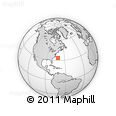 Outline Map of the Area around 33° 32' 52" N, 71° 19' 29" W, rectangular outline