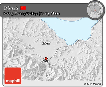 Physical 3D Map of Dêrub