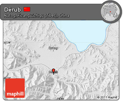 Physical Map of Dêrub