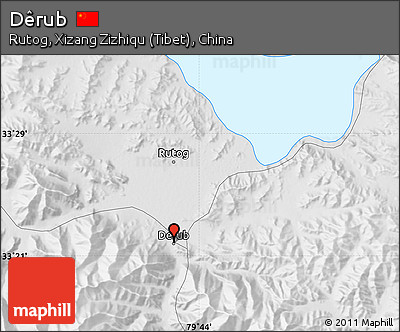 Physical Map of Dêrub