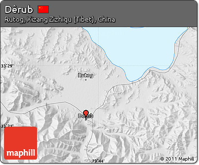 Physical Map of Dêrub