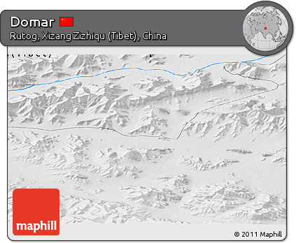Physical Panoramic Map of Domar